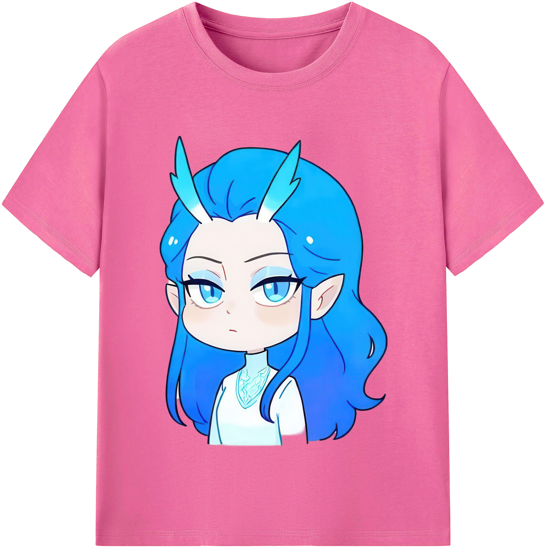 （画像用） Ne Zha 2 ナタ 魔童の大暴れ レディースカジュアルプリントTシャツ（綿100％）
